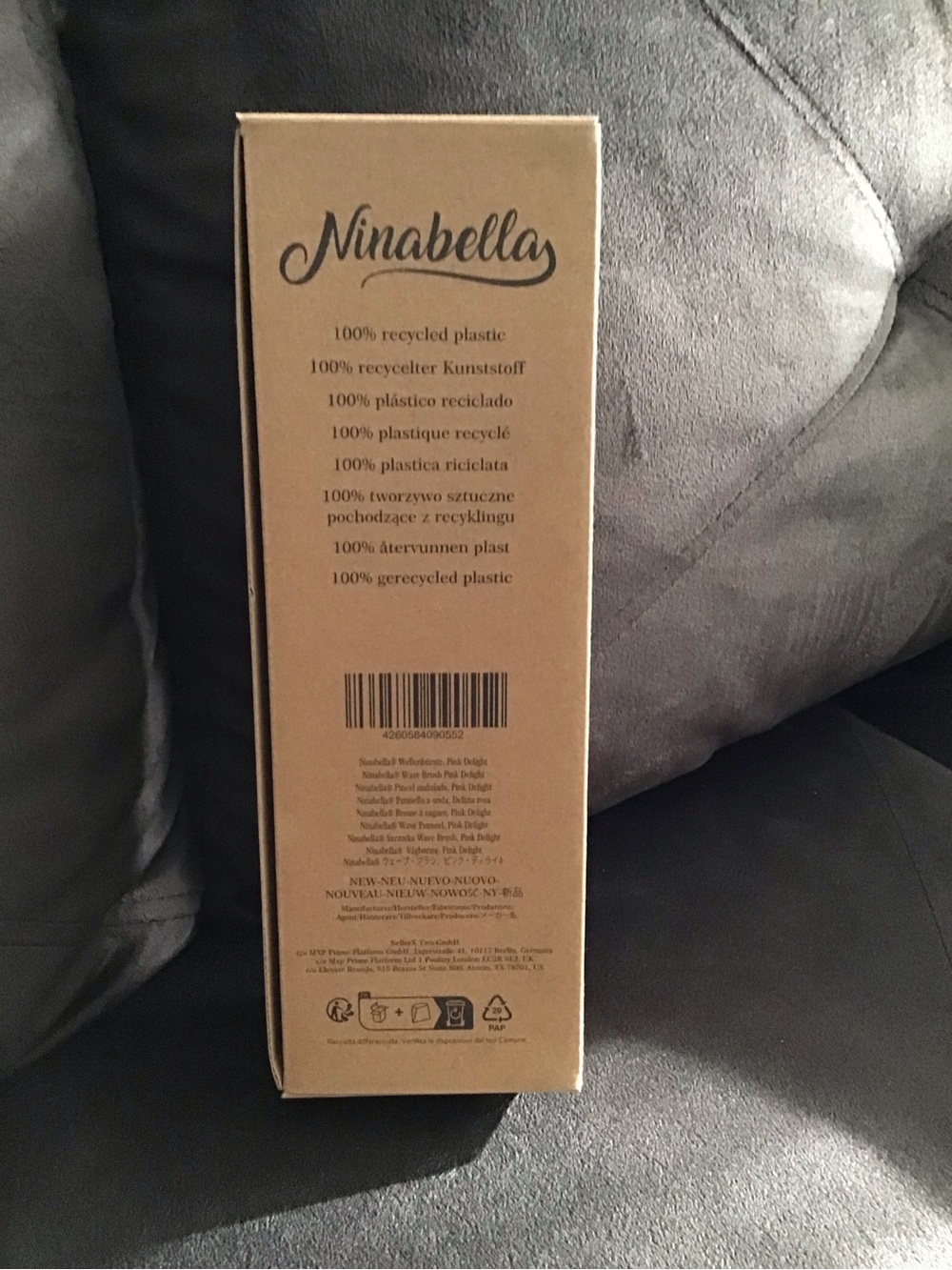 Ninabella Recycled Plastic Product - Kraft Brown Packaging